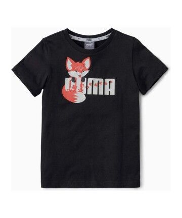 Maglia a Maniche Corte per Bambini Puma ANIMALS TEE 583348 01 37 27 Nero