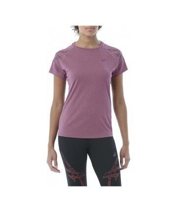 Maglia a Maniche Corte Donna Asics Stripe SS Top 141224 0299 Viola