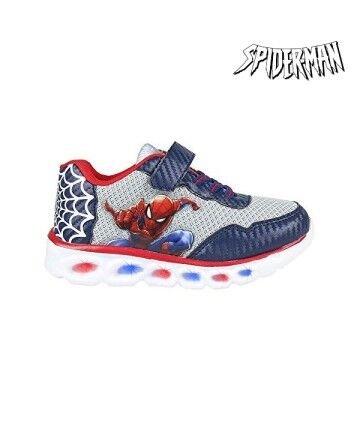 Scarpe Sportive con LED Spiderman Azzurro