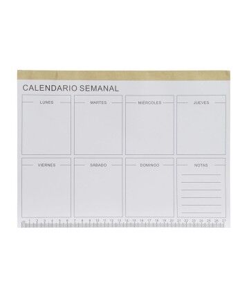 Calendario da Tavolo DKD Home Decor Carta (28.5 x 1 x 21 cm)