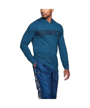 Felpa senza Cappuccio Uomo Under Armour 1306490-487 Azzurro Uomo