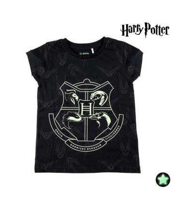 Maglia a Maniche Corte per Bambini Harry Potter Grigio