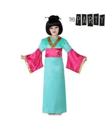 Costume per Bambini Geisha Azzurro