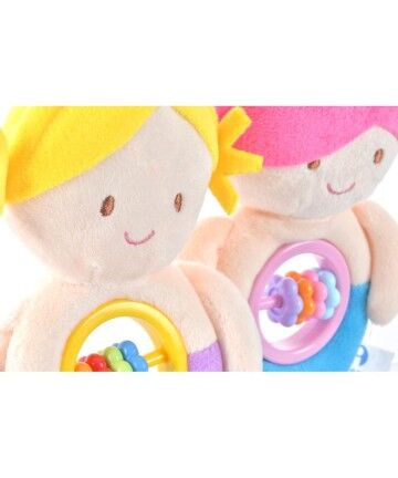 Peluche con Sonagli DKD Home Decor Sirena (2 pcs)