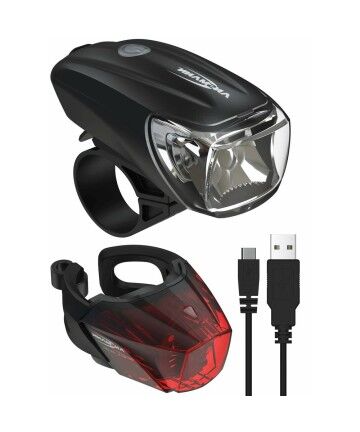 Set di Luci per Bicicletta StVZO Nero 5 W (Ricondizionati A+)