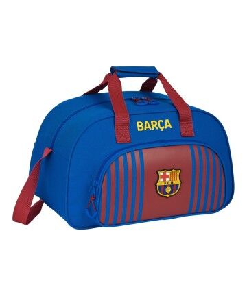 Borsa da Palestra F.C. Barcelona Rosso Granato Blu Marino (40 x 24 x 23 cm)