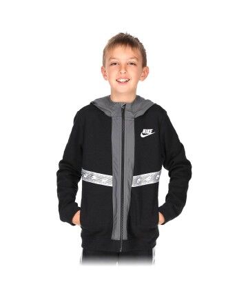 Giacca Sportiva da Bambini Nike Nero Cotone