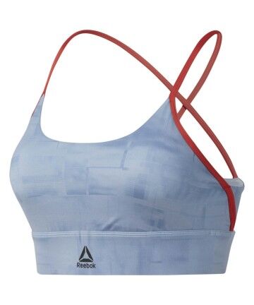 Reggiseno Sportivo Reebok MYT AOP BRA EC2388 Grigio