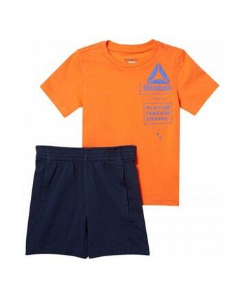 Completo Sportivo per Bambini B ES SS Reebok CF4287 Arancio