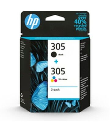 Cartuccia ad Inchiostro Originale HP Multipack 305 Nero Multicolore