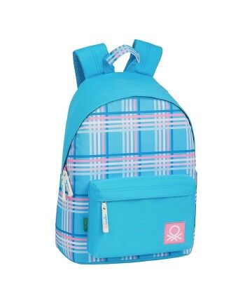 Zaino per Portatile Benetton Tartan