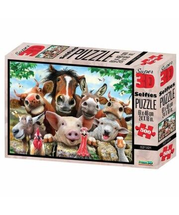 Puzzle 3D Animals (500 pcs) (500 pcs)