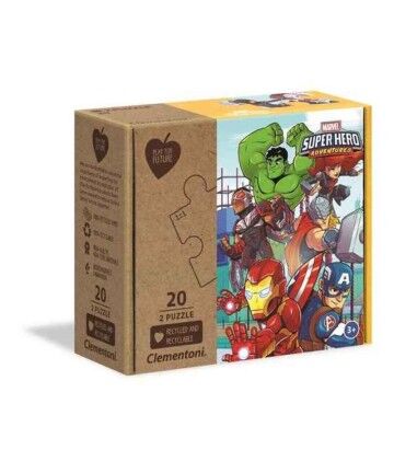 Puzzle Clementoni Marvel Superheroes (2 x 20 pcs)