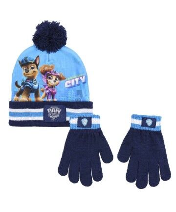 Berretto e Guanti The Paw Patrol Azzurro