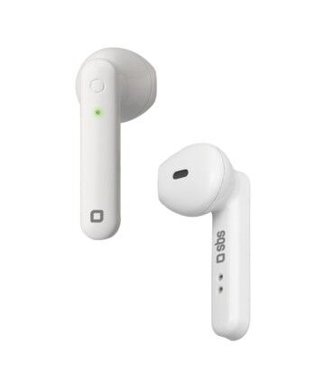 Auricolari Bluetooth SBS ‎TEEARTWSHOPBTW 300 mAh Bianco