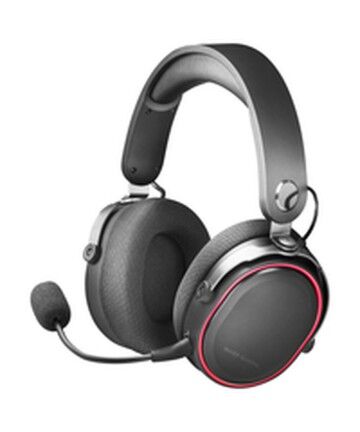 Auricolari con Microfono Mars Gaming MHW Auriculares Inalámbricos 7.1 + Micrófono Extraíble Negro