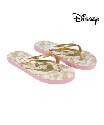 Ciabatte  da Donna Princesses Disney 74434 Beige Dorato