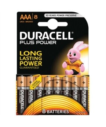 Batterie Alcaline DURACELL Plus LR03 AAA 1.5V (8 pcs)