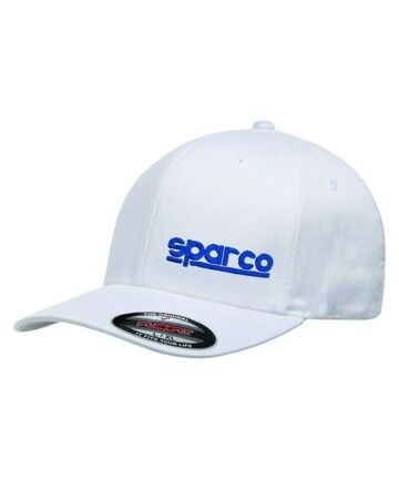 Cappello Sportivo Sparco Flexfit Bianco (Taglia L/XL)