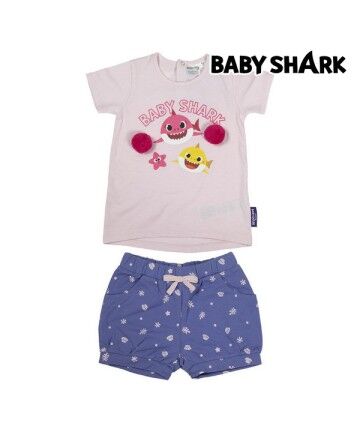 Set di Indumenti Baby Shark Rosa