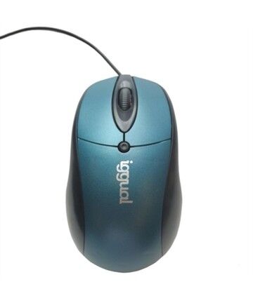 Mouse iggual COM-ERGONOMIC-XL 800 dpi Azzurro