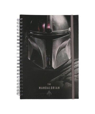 Quaderno con Anelli The Mandalorian Nero A5