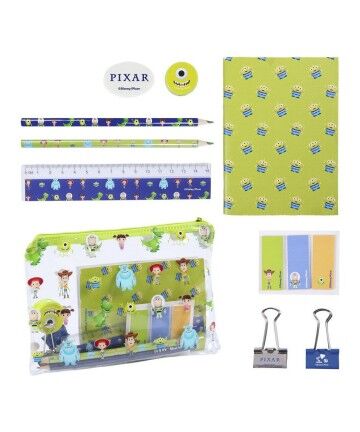 Set di Cancelleria Pixar Verde (12 pcs)