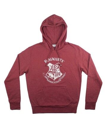 Felpa con Cappuccio Uomo Harry Potter Rosso