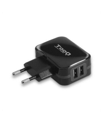 Caricabatterie da Parete TooQ AATCAT0149 USB x 2 17W Nero