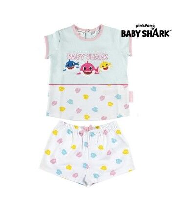 Pigiama Per bambini Baby Shark Bianco