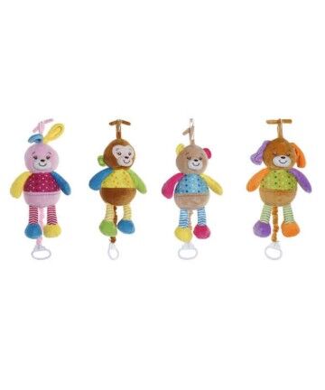 Peluche DKD Home Decor Metallo Poliestere Plastica (20 x 10 x 35 cm) (4 pcs)