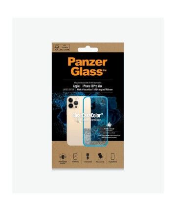 Custodia per Cellulare Panzer Glass Bondi Blue IPHONE 13 PRO MAX Azzurro Trasparente