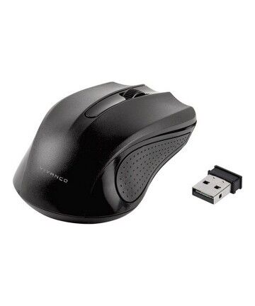 Mouse Ottico Wireless Vivanco 36639 1000 DPI Nero