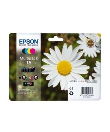 Cartuccia d'inchiostro compatibile Epson Multipack T18 Giallo Nero Ciano Magenta