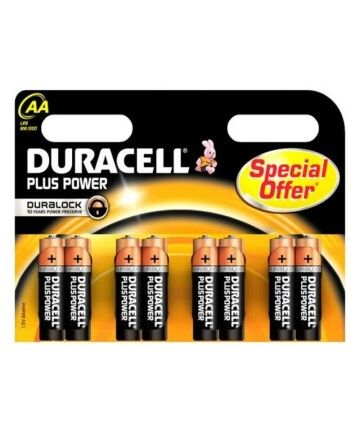 Batterie Alcaline DURACELL Plus Power DURLR6P8B LR6 AA 1.5V (8 pcs) (AA) (LR6)