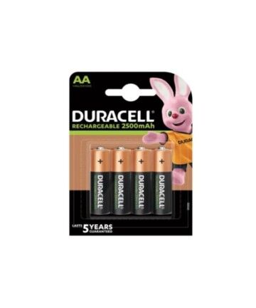 Batterie Ricaricabili DURACELL DURDLLR6P4B AA NiMh 2500 mAh (4 pcs)