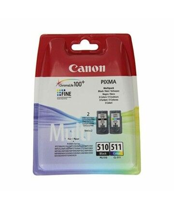 Cartuccia d'inchiostro compatibile Canon PG-510/CL511 Nero Tricolore Giallo Ciano Magenta