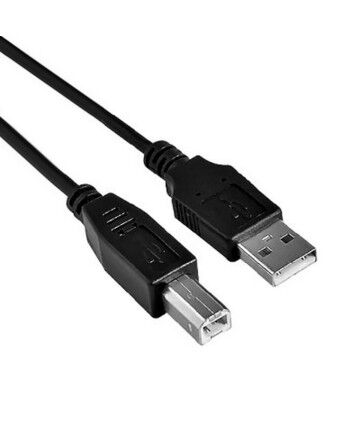 Cavo USB A con USB B NANOCABLE 10.01.0104-BK 3 m Nero