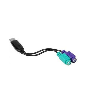 Adattatore PS/2 con USB NANOCABLE 10.03.0101 Nero