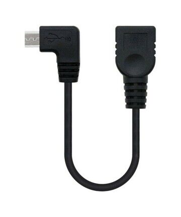 Cavo USB 2.0 A con USB B NANOCABLE 10.01.3600 15 cm Maschio/Femmina Nero