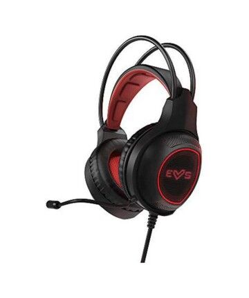 Auricolari con Microfono Gaming Energy Sistem HESG-2 3.5 mm LED Nero Nero/Rosso