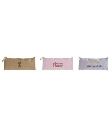 Confezione DKD Home Decor Azzurro Rosa Marrone (3 pcs)