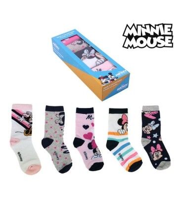 Calzini Minnie Mouse (5 perechi) Multicolore