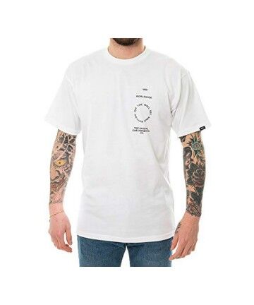 Maglia a Maniche Corte Uomo DISTORTION TYPE Vans VN0A49PVWHT1 Bianco