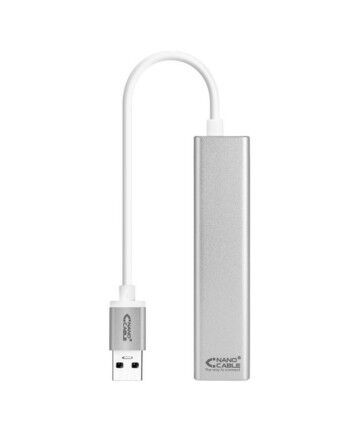 Adattatore di Rete USB 3.0 a Ethernet Gigabit NANOCABLE 10.03.0403 Argentato