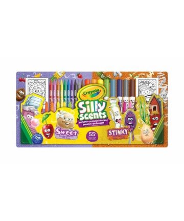 Set Attività Manuali Silly Scents Crayola (55 pcs)