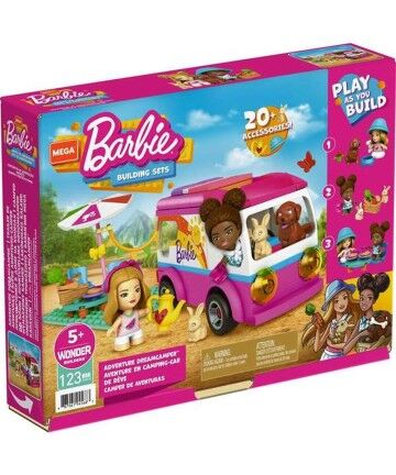 Set di Costruzioni Barbie: Adventure Dreamcamper Mattel (123 pcs)