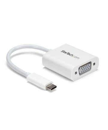 Adattatore USB C con VGA Startech CDP2VGAW             Bianco