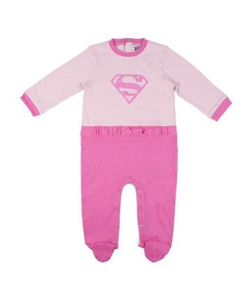 Tutina a Maniche Lunghe per Bambini DC Super Hero Girls Rosa