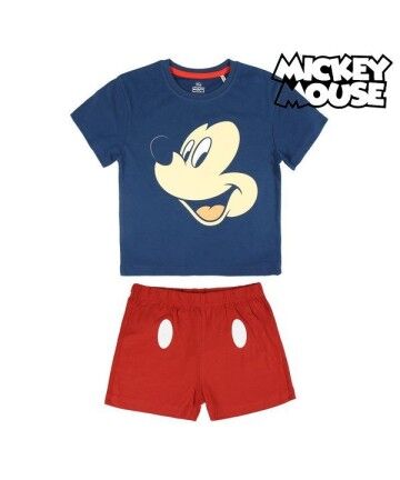 Pigiama Estivo Mickey Mouse 73457 Blu Marino